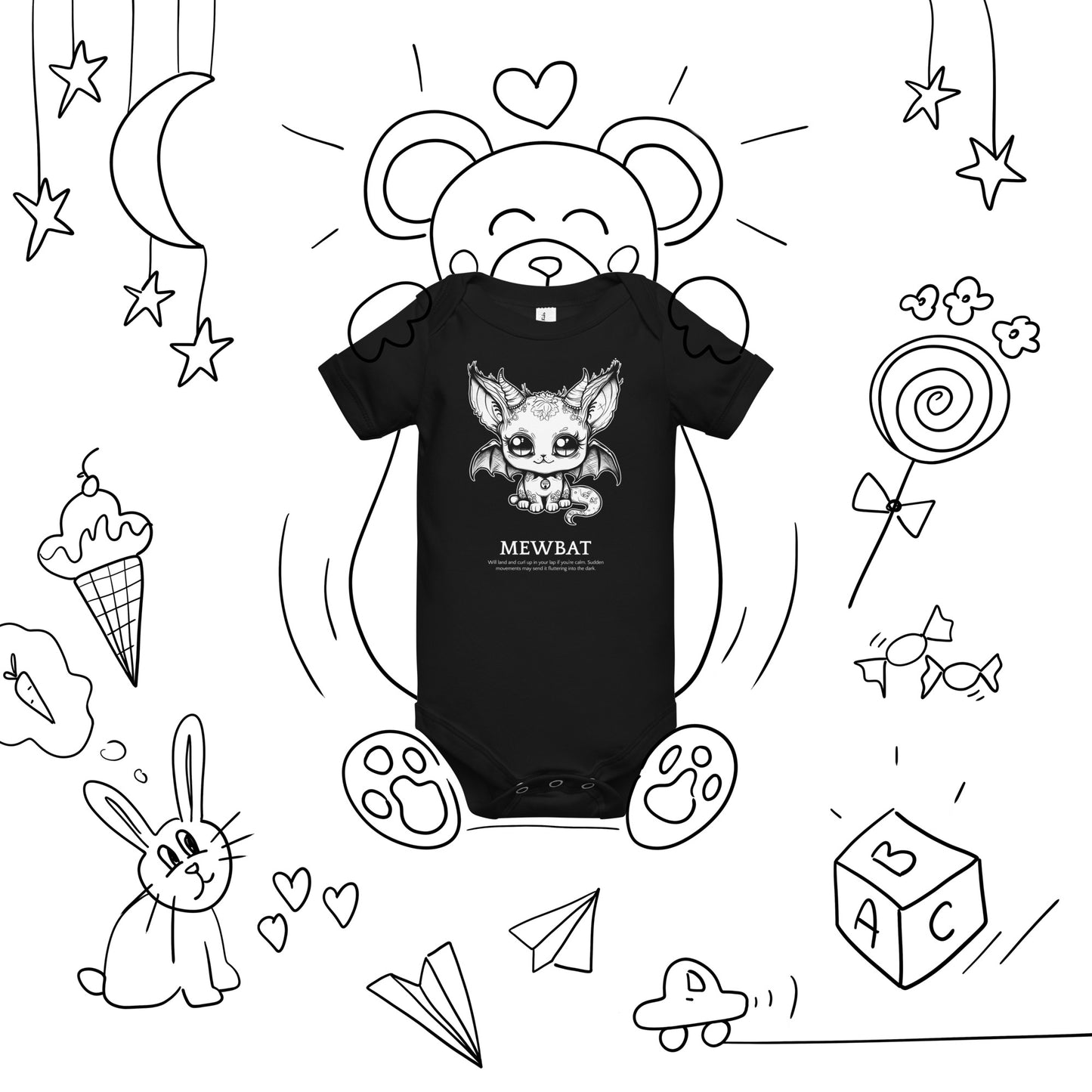 MEWBAT Baby One Piece