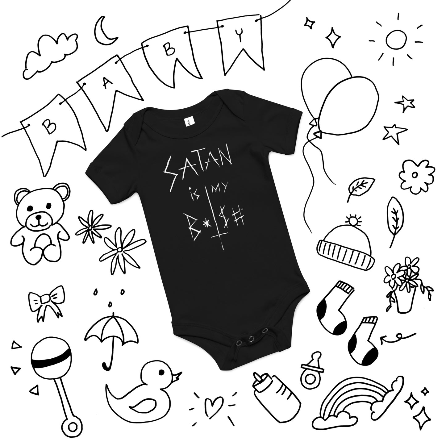SATAN Baby One Piece