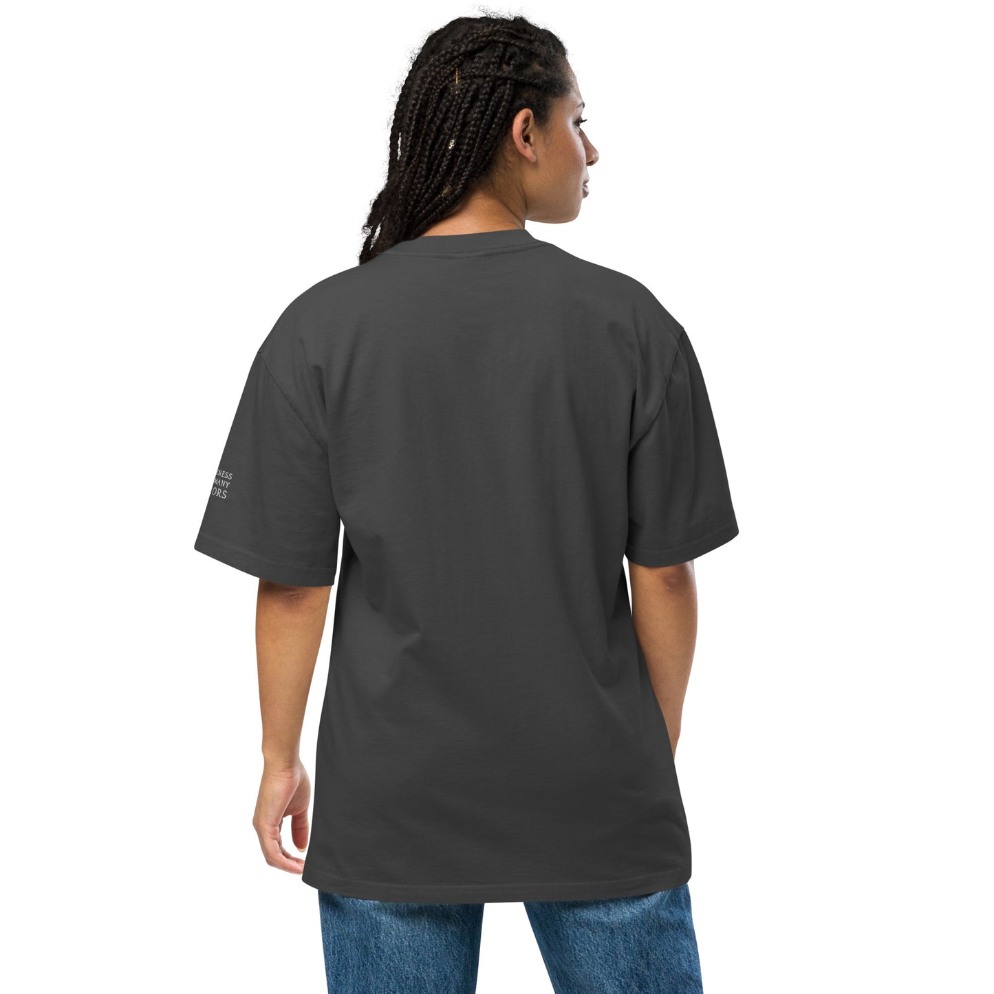 SHAPE OF MY Oversized Faded Tee