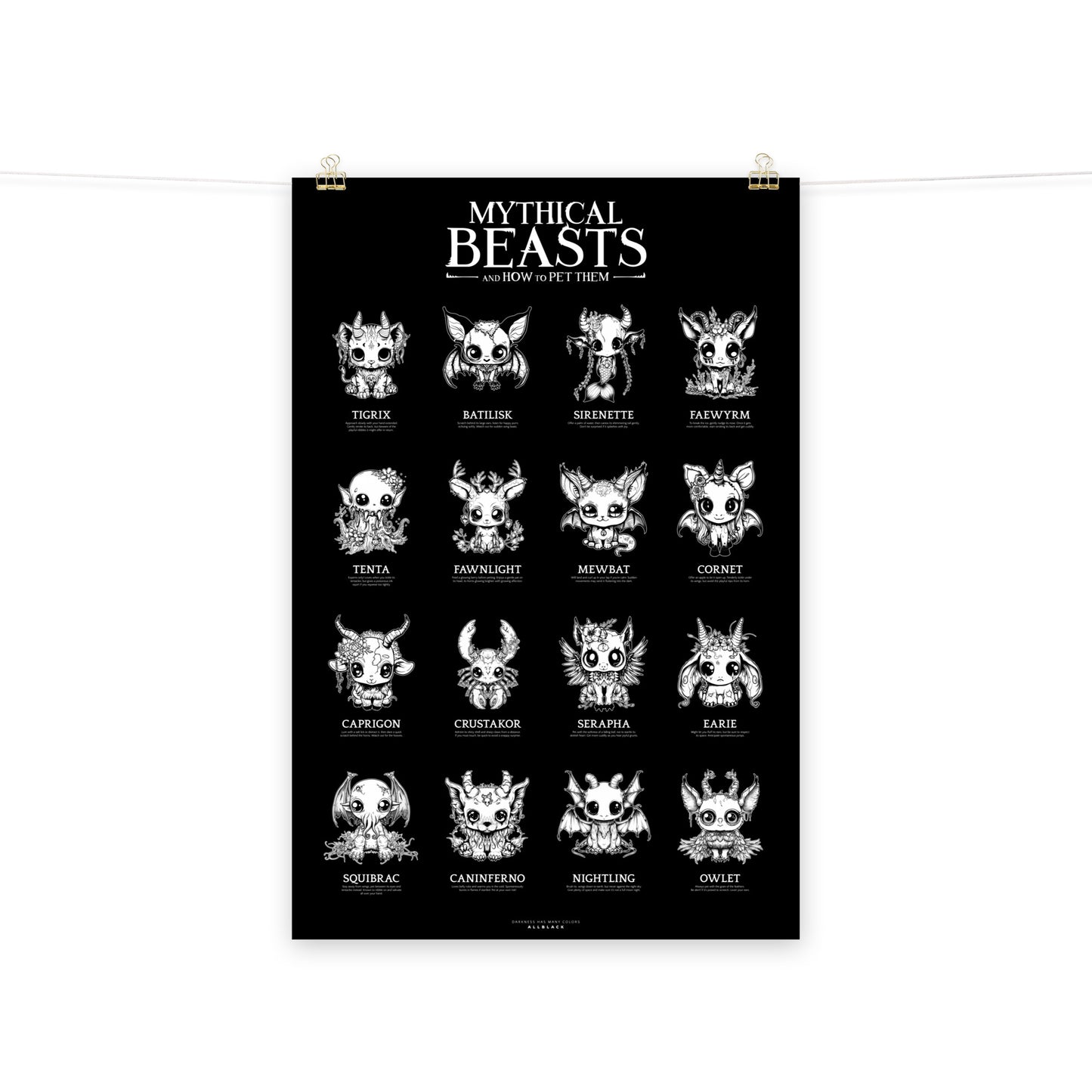 MYTHICAL BEASTS Poster