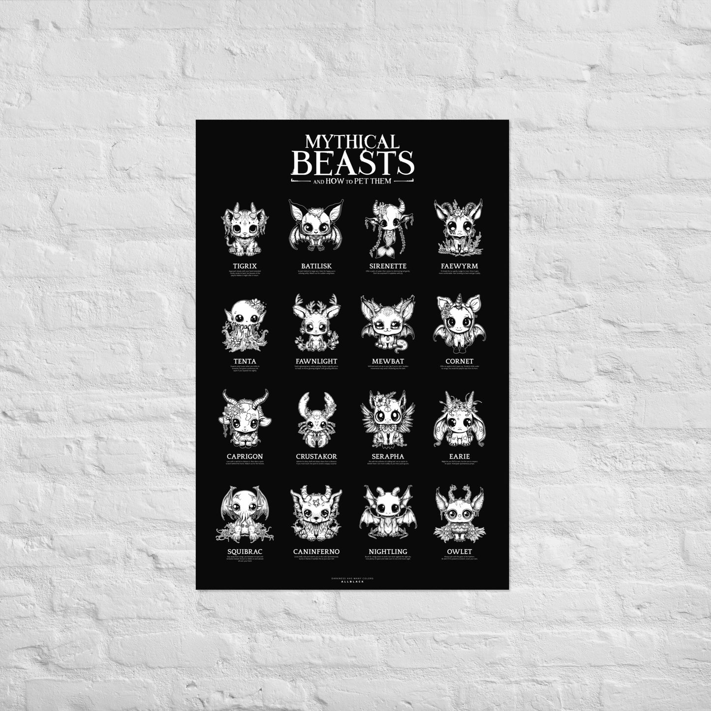 MYTHICAL BEASTS Poster